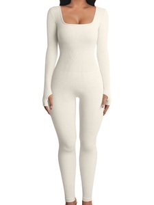 Yoga Jumps uit gerippter Jumps uit Langarm-Sport overall - Product Image 5