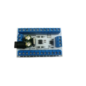 Bsy) r4dcb08 eletechhsp 8 चैनल ds18b20 rs485 मॉडबस रट्टू तापमान नियंत्रण सेंसर रिमोट डिजिटल मॉड्यूल पीएलसी r4 r4 + tb436 - Product Image 1