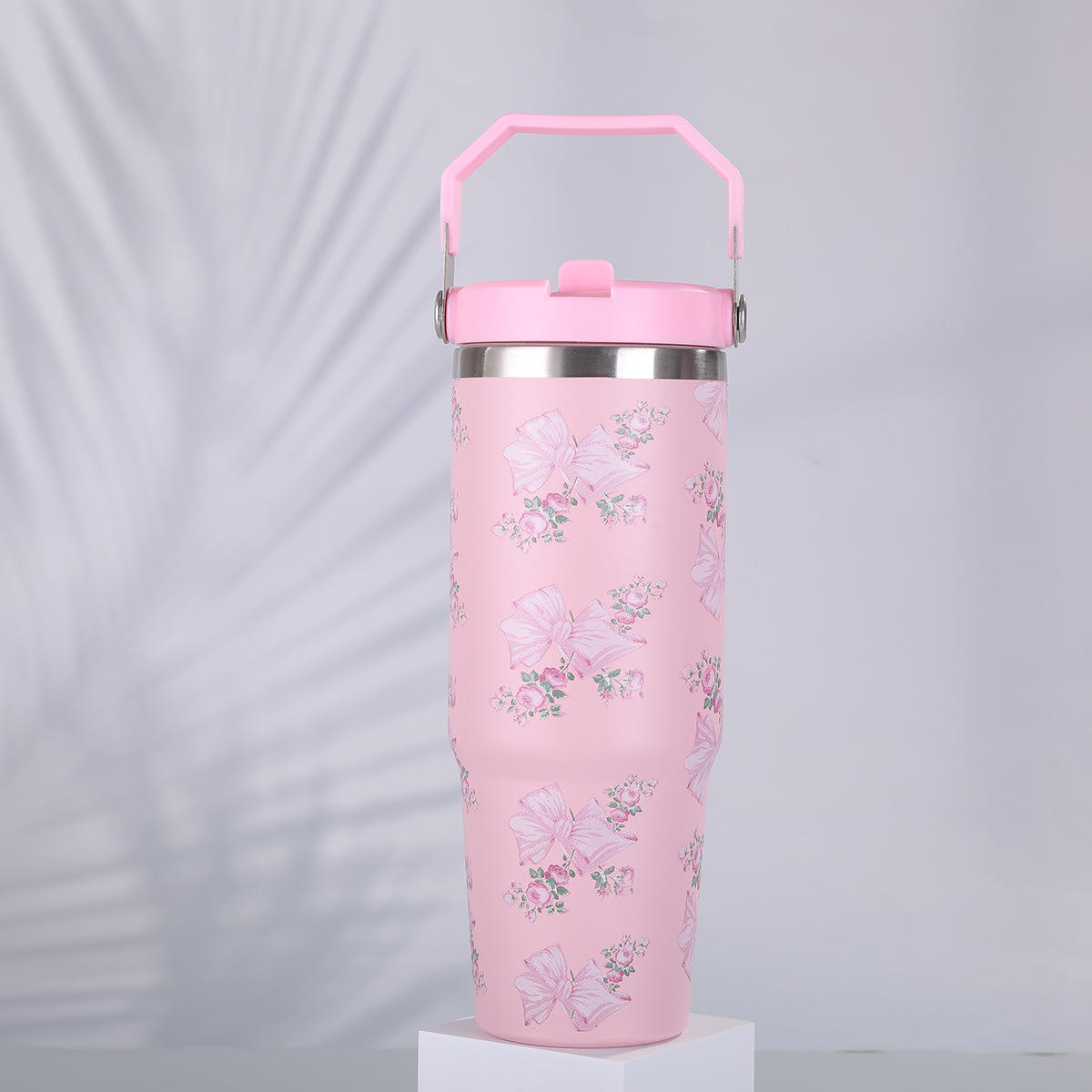 Pink butterfly-30oz