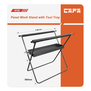 Supporto per carrozzeria regolabile supporto da lavoro portatile pieghevole pannello da lavoro banco da lavoro con vassoio strumenti - Product Image 1