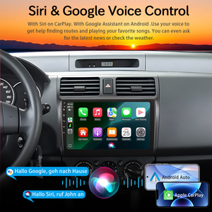 Pantalla Universal para Automóvil de 9"/10" con Sistema Linux, Reproductor Multimedia Inalámbrico Android Auto y CarPlay, Navegación GPS, Bluetooth, <span class=keywords><strong>YouTube</strong></span> - Product Image 4