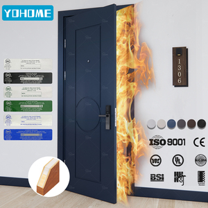 Mỹ ca khách sạn căn hộ chung cư nội thất lửa Đánh Giá cửa 38 dB mới phong cách gỗ lửa Đánh Giá cửa Acoustic cháy cửa gỗ - Product Image 5