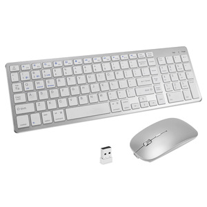 Wireless Keyboard <b>Mouse</b> Combo Ultra Slim Full Size Desktop Keyboard and Optical <b>Mouse</b> USB Receiver <b>for</b> Laptop <b>computer</b> - Product Image 1