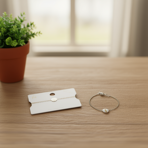 Pulsera de acero inoxidable de 1 cm con dije de letra I de un solo lado para mujer, joyería de moda. - Product Image 3