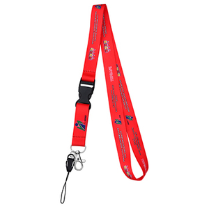 Lanière en polyester pleine couleur avec logo tissé personnalisé - Parfaite pour les festivals et les fêtes - Product Image 5
