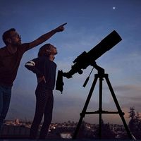 High Quality Compact Portable Kids Travel Telescope Space Speed Astronomy with Backpack for Sports & Entertainment