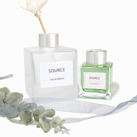 Bouteille en verre personnalisée de 50 ml et 200 ml pour parfum, huile essentielle, diffuseur à bâtonnets, ensembles de diffuseurs d'arômes pour la maison
