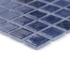 Mosaico Bruma Blu Cobalto 30,5x30,5 Cm 5 Mm Lucido con Bordi Irregolari - Product Image 3