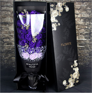 Jabón de baño perfumado jabones de regalo ramo de flores rosa Festival para regalo de aniversario cumpleaños Día de San Valentín - Product Image 3