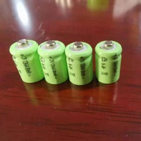 Baterai Isi Ulang Ni-MH 1.2V Kustom 2/3AA 1/3AA 1/3AAA 2/3AAA 80mAh 120mAh 300mAh dengan Tab Solder untuk Mainan dan Lampu Tenaga Surya