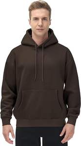 Veste d'hiver à capuche doublée pour homme de haute qualité fabriquée en usine 100% polyester jersey séchage rapide teint en pièce 340g couleurs personnalisées - Product Image 3