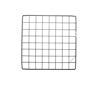 Panel de Rejilla Decorativo para Sala de Estar, Forma Cuadrada, Impermeable, Ecológico, DIY, para Colgar Fotos, con Borlas Removibles - Product Image 1