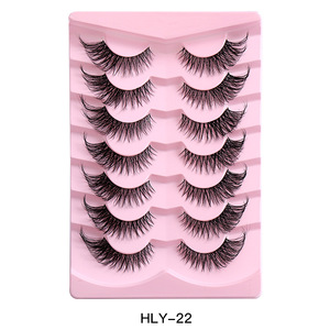 7 paires <span class=keywords><strong>de</strong></span> faux <span class=keywords><strong>cils</strong></span> renard naturel épais <span class=keywords><strong>cils</strong></span> à friser imitation <span class=keywords><strong>cils</strong></span> <span class=keywords><strong>de</strong></span> chat en gros - Product Image 4