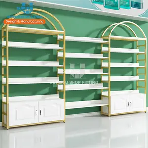 Wall Display Stand Shelf Cosmetics Product Cabinet Beauty Store Shelving Display Cases Cosmetic Supply Display Stand Rack