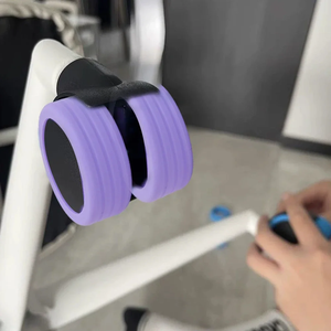 Protège-roues de valise en gel de silice 3 couches détachables, manchon silencieux anti-bruit pour roulettes de chariot et valise - Product Image 5