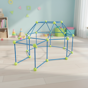 Set de Construcción STEM de 69 Piezas de Plástico ABS, Bloques de Construcción Modulares para Construir un Castillo, Juguetes Educativos para Interiores y Exteriores para Niños y Niñas - Product Image 6