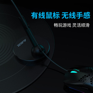 Clip para cables Ajazz, plástico rosa, giratorio de 360 ​​grados, para dispositivos de juegos en el hogar y la oficina - Product Image 4