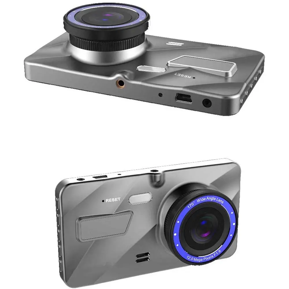 4,0 дюймовый IPS широкоформатный видеорегистратор Автомобильный видеорегистратор камера 1080P ночное видение двойной объектив Мини видеорегистратор обнаружение движения, дополнительный CR10