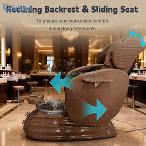 Sillón Profesional para Manicura y Pedicura, Spa para Pies con Hidromasaje sin Tuberías, Sillón de Masaje para Salón de Belleza, Cuidado de los Pies para Salón de Uñas - Product Image 4