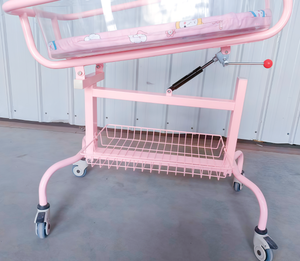 Culla Pieghevole Portatile di Alta Qualità per Neonati - Lettino Manuale per <span class=keywords><strong>Ospedale</strong></span> e Cura Domiciliare - Product Image 3