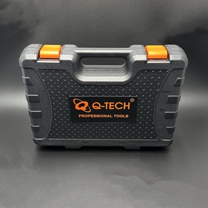 87-Piece OEM DIY Grade Automotive Tool Kit <b>1</b>/<b>2</b>" <b>1</b>/4"DR <b>Ratchet</b> Wrench Spanner Impact Sockets Sleeve Square Socket Cr-V Metric - Product Image 6