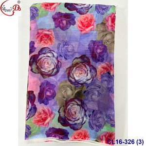 Tissu Voile Imprimé Numérique Personnalisé 50% Rayonne 50% Viscose 100% Rayonne pour Robes Jupes Style Uni pour Filles - Product Image 6