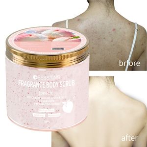 Gommage corporel pêche 200g OEM/ODM, nettoyage en profondeur et exfoliation, soin de la peau à l'huile d'argan pour le visage - Product Image 2