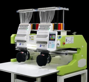FUJA High Speed Computer Digital 2 Heads Embroidery <b>Machine</b> Price with 2 Heads 12 & 15 Needles - Product Image 4