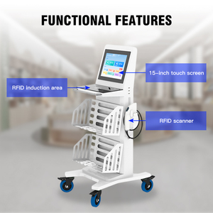 Mijin Smart Library <span class=keywords><strong>RFID</strong></span> 13,56MHz Mobiler Inventarwagen |   Tragbares Buchinventar-Equipment mit Hochleistungs-<span class=keywords><strong>RFID</strong></span>-Lesegerät - Product Image 2