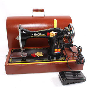 Petite taille ménage électrique à l'ancienne <span class=keywords><strong>Machine</strong></span> à <span class=keywords><strong>coudre</strong></span> Portable pédale marche pied mécanisme d'alimentation plat-lit nouveau fabriqué en Chine - Product Image 2