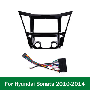 Panel Navigasi GPS Mobil untuk Hyundai Sonata 2010-2014 Layar 9 Inci 2 Din Android Dashboard Radio Stereo Fascias Bingkai Panel - Product Image 4
