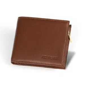 Promotional OEM Reasonable Price Leather Wallet With Frame Closure