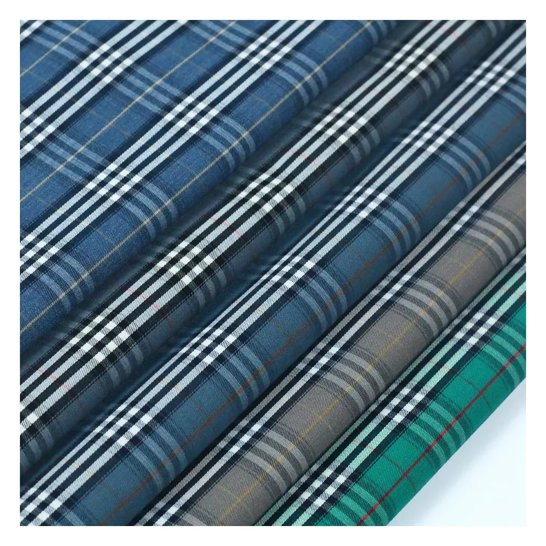 Best Selling Bamboo Fiber Wrinkle Resistant Microfiber Yam Dyed Woven Fabric for Shirt