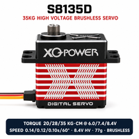 Servo de Dirección para Auto RC, 35KG, 210 Grados, Impermeable, Digital, sin Escobillas, Engranaje de Acero Inoxidable, Carcasa de Aluminio CNC, Alto Voltaje