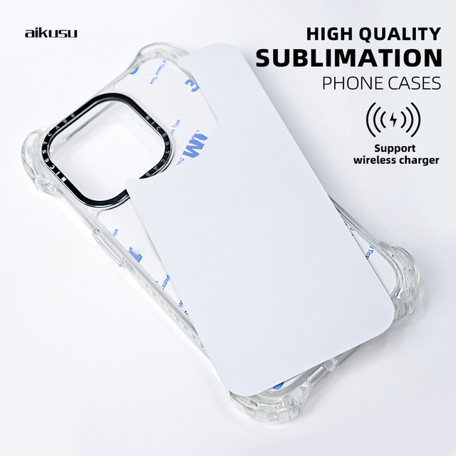 Custom Clear Sublimation Plate Mobile Case Covers Blank Tpu 2D Sublimation Phone Case for Iphone 16 15 14 13 Pro Max