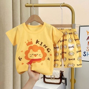 유아 남아 여름옷 티셔츠 반바지 세트 (<span class=keywords><strong>0</strong></span>~<span class=keywords><strong>6</strong></span>세) - Product Image 4
