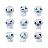 Figurines miniatures d'aliens en résine phosphorescentes, peintes à la main, artistiques, pour sacs cadeaux de Noël et de Pâques