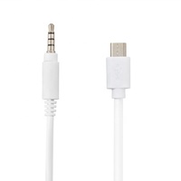 Câble audio numérique pour téléphone portable Micro USB vers prise jack 3,5 mm pour enregistrement de chansons et microphone