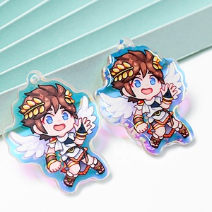 Charm in Acrilico Personalizzato <span class=keywords><strong>Juno</strong></span> Creative, Tagliato al Laser, Olografico, Glitterato, con Effetto Arcobaleno e Resina Epossidica Trasparente - Product Image 6