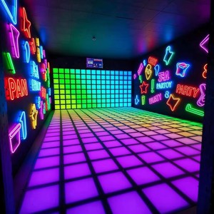 Équipement de <span class=keywords><strong>parc</strong></span> d'attractions intérieur rentable : Jeu de sol LED à pixels pour salle de jeux et centre de divertissement pour enfants - Fabricant - Product Image 4