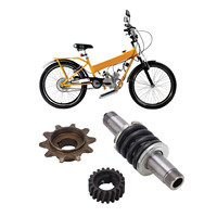 Kit de pignon d'entraînement d'embrayage pour vélo à pédale pour moteur à essence 66cc 80cc 2 temps