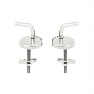 Kit de bisagras para asiento de inodoro 182 H900, 18 cm de largo, 12 cm de ancho, acabado cromado - Product Image 3