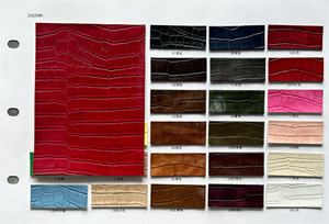 Pelle Sintetica PU Personalizzata Resistente con Motivo a Coccodrillo Impermeabile Ecologica Texture a Scacchi Effetto Pietra per Borse e Scarpe - Product Image 5