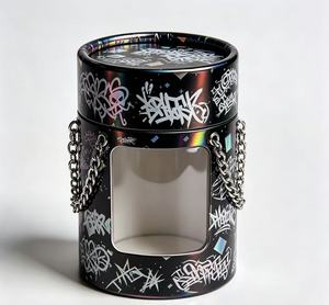 Custom Visual <b>Paper</b> Can Packaging, Fashion Cool <b>Pattern</b> Creative Doll Toy Gift <b>Paper</b> Box - Product Image 3