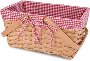 Canasta de Picnic Aislada de Madera Ecológica para Almacenamiento de Alimentos, Personalizable al por Mayor, Económica, con Tapa - Product Image 2