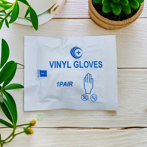 Guantes DE SEGURIDAD desechables de PVC personalizados al por mayor, accesorios de botiquín de primeros auxilios embalados individualmente, guantes de inspección de vinilo - Product Image 6
