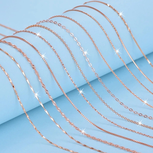 Collana in Argento Sterling <span class=keywords><strong>925</strong></span> di Alta Qualità, Stile Figaro, Box, Spiga, Cubano e <span class=keywords><strong>Snake</strong></span> - Product Image 2