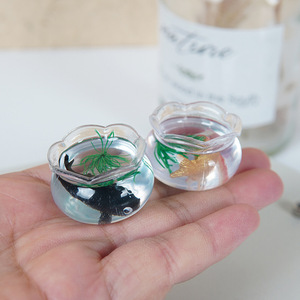 Drop shipping simulated <b>mini</b> <b>fish</b> <b>tank</b> toy, artificial landscaping micro-landscape ornament, lucky koi <b>fish</b> <b>tank</b> pendant - Product Image 4