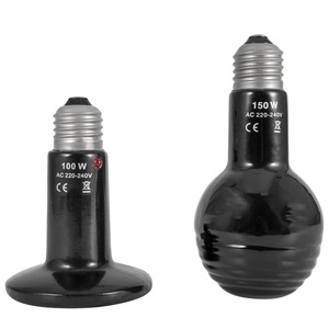 Élément chauffant IR à fond <span class=keywords><strong>plat</strong></span> 90x100mm, <span class=keywords><strong>lampe</strong></span> chauffante en céramique infrarouge lointain pour poulailler - Product Image 1