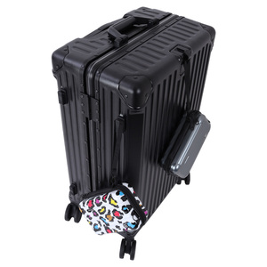 Bộ vali kéo cỡ lớn unisex 32 inch, khung nhôm dày, bánh xe xoay, có giá để cốc, kích thước 16/20/22/24/26/28/32 inch - Product Image 5